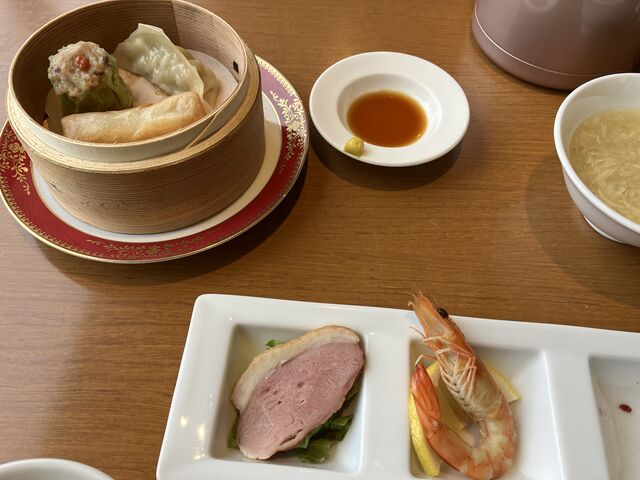 前菜と蒸し物。_ホテルフジタ福井