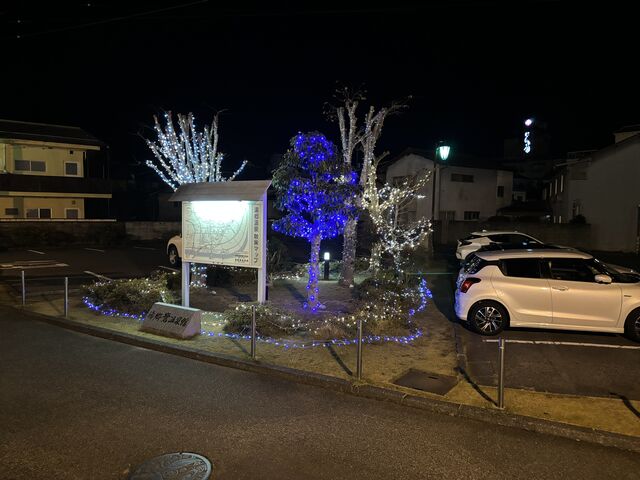 駐車場です。_湯郷鷺温泉館