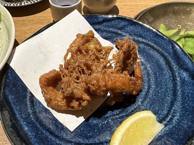 天ぷらです!と言われて来た料理。
唐揚げでは?_四季邸 千葉駅前店