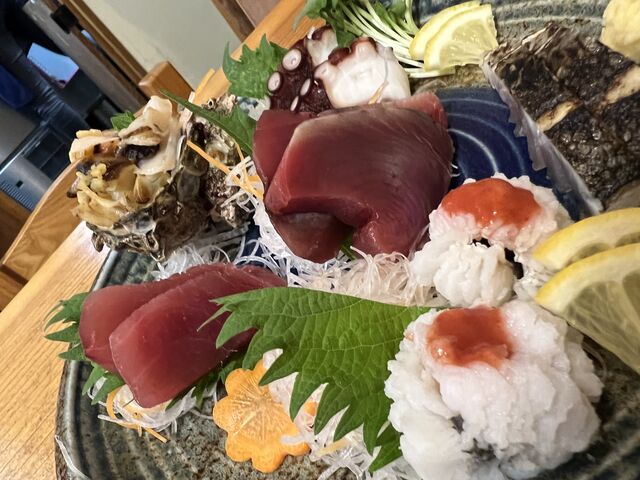 刺身盛り合わせ_季節料理 ぶんぶく 人形町