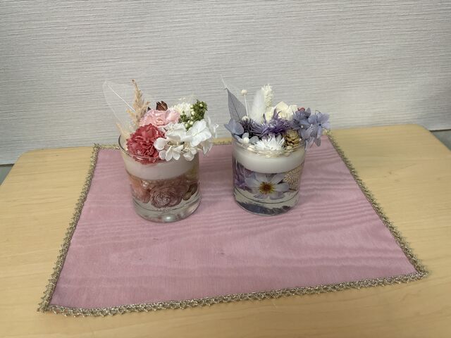 友達とわたしの作品_凛香フラワーデザインスタジオ