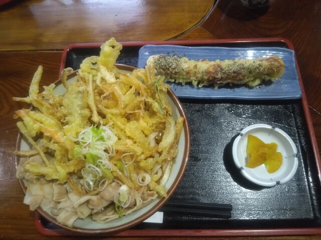 お腹いっぱいになります。_手打ちうどん 天めん