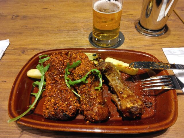 辛かったです。_BEER BAR THE SAPPORO STARS モユクサッポロ店