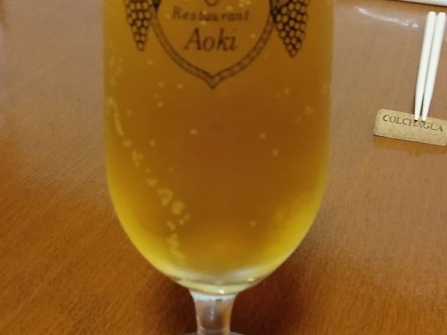 生ビール_レストラン Aoki アオキ