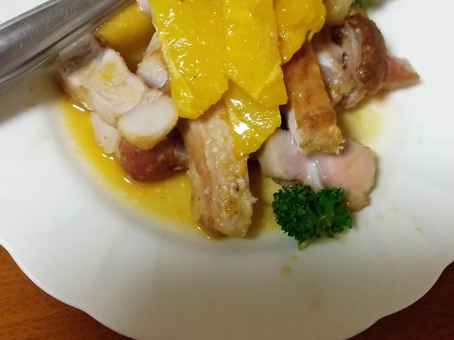 ポークソテーオレンジソース_レストラン Aoki アオキ