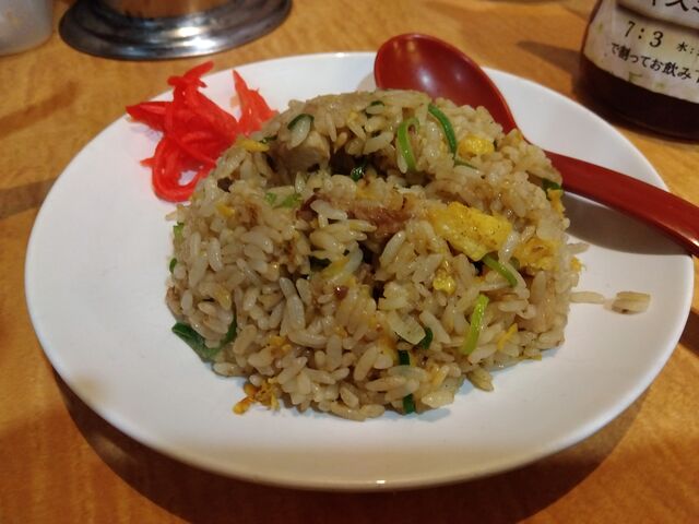 半チャーハン。_たかばしラーメン 枚方店