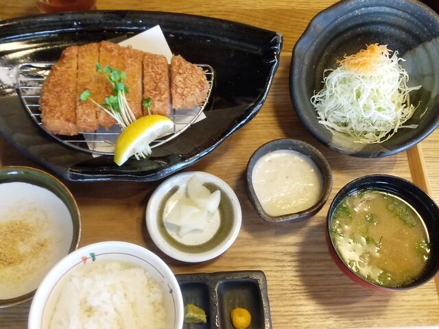ふじの国ポーク ロースかつ定食_かつ政 高松店