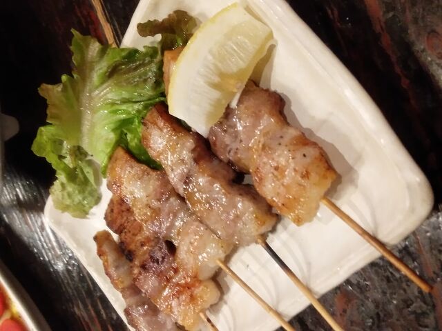 銘柄豚「ふじのくに」の串焼き_静岡居酒屋 ひょうたんや