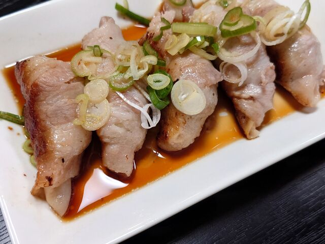 肉巻き餃子_のんきばぁーば