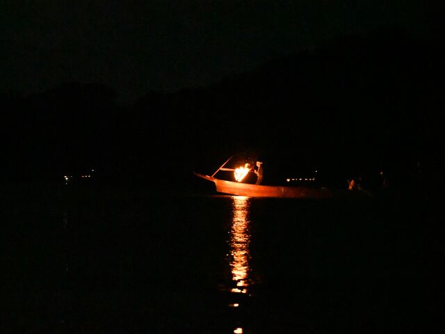 幻想的な風景。_木曽川鵜飼