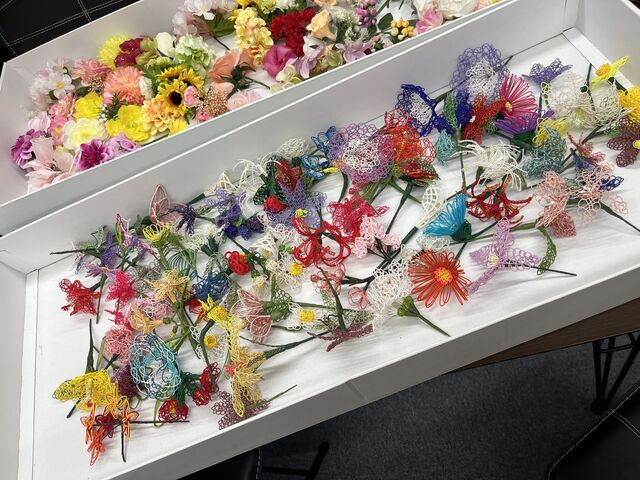 店内髪飾り_Rakue