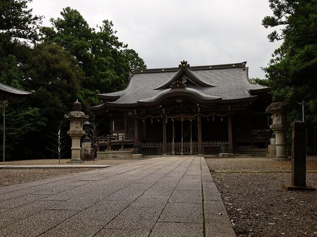 拝殿。本殿はここからは見えません。_金刀比羅神社