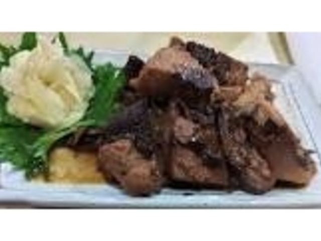 あら煮が酒のおつまみに最高です。_天狗寿司鶴巻店