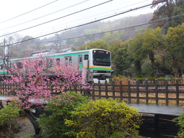 北鎌倉駅を出発_JR北鎌倉駅