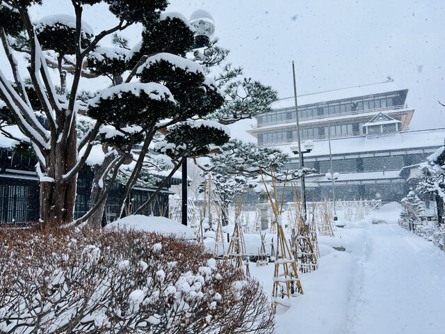 にしん御殿小樽貴賓館
(雪景色で綺麗でした)_にしん御殿小樽貴賓館・旧青山別邸