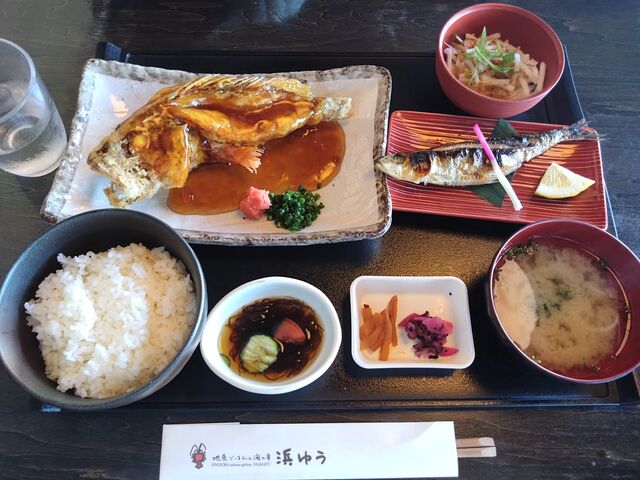 カサゴ唐揚げ定食_浜ゆう