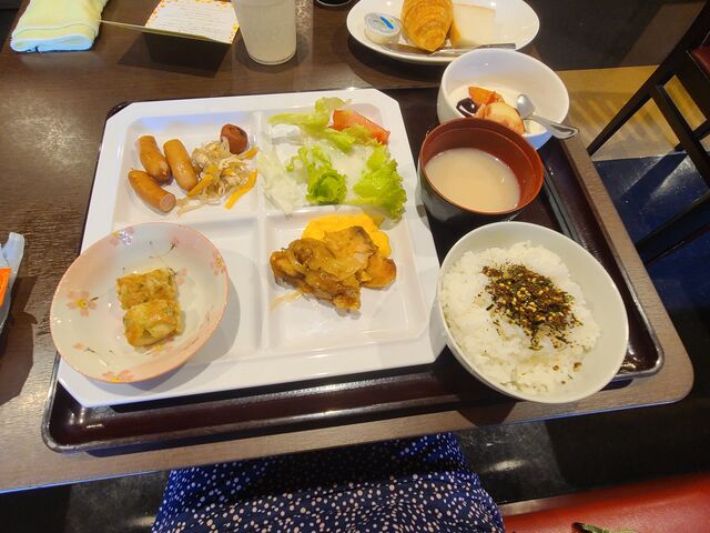 朝からたくさん食べちゃいました。_ホテルウィングインターナショナル熊本八代