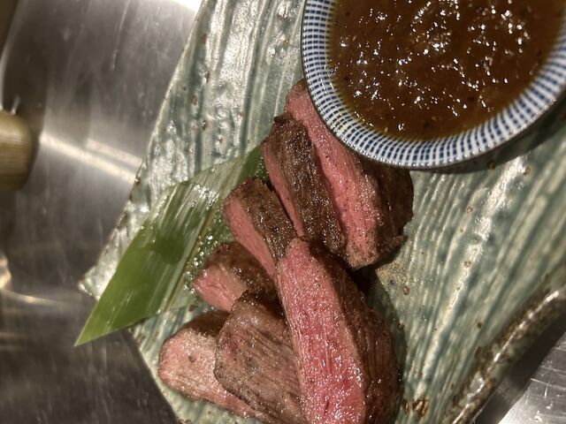 炉端牛ハラミ_炉端焼きとしゃぶしゃぶ オーシャンBoo!北谷店