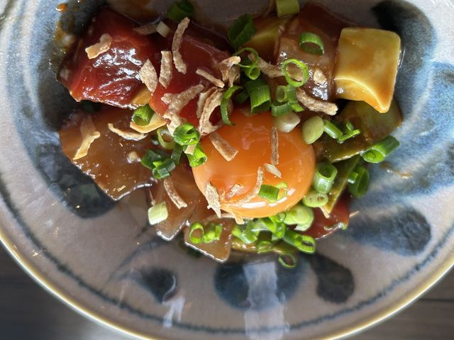 ポキユッケ_炉端焼きとしゃぶしゃぶ オーシャンBoo!北谷店