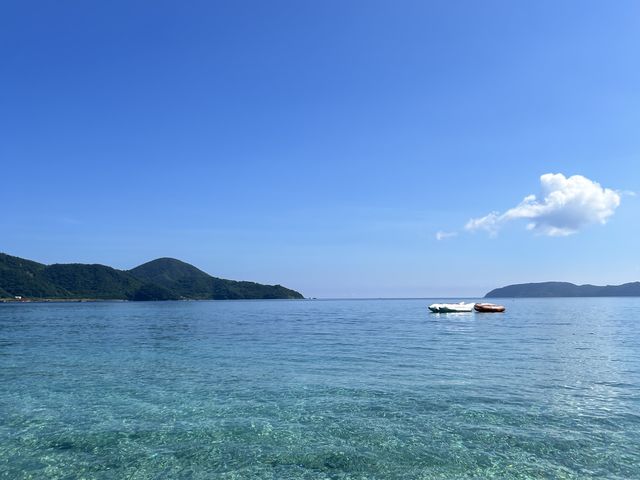 快晴・凪で最高のロケーションでした!_とおしめマリンリゾート