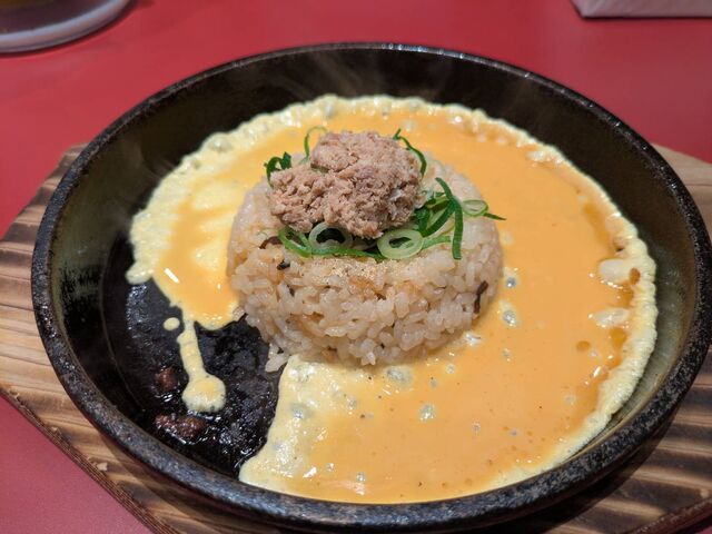 鉄板卵チャーハン_丸源ラーメン千葉寺店