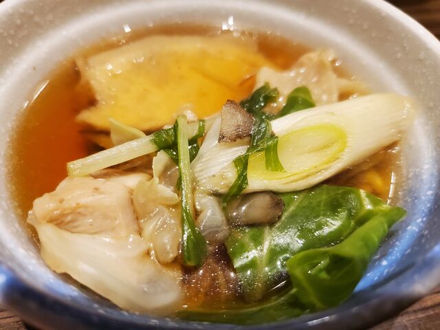 せんべい汁_さかなや道場 弘前店