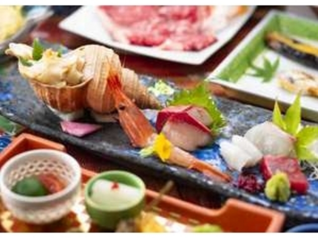 おがわ特製会席〜きときと鮮魚のお造り〜
※お写真はイメージです。_小川温泉元湯 ホテルおがわ