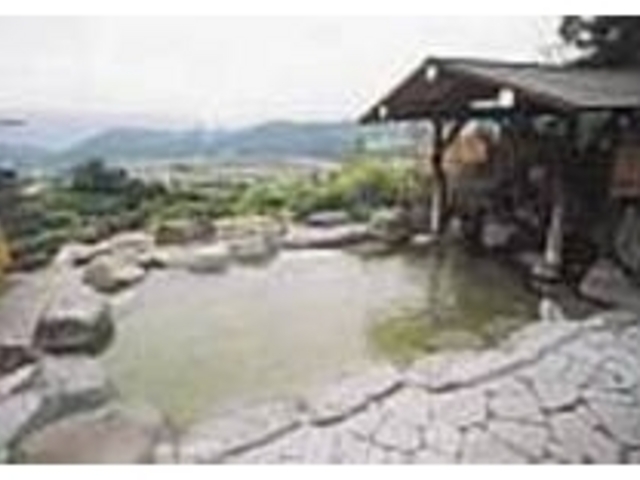 北信濃の山々と千曲川が一望できる露天風呂_豊田村温泉公園 もみじ荘
