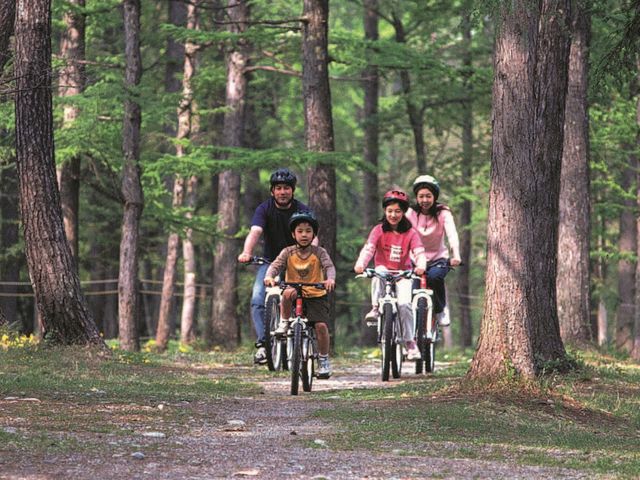 ファミリーでMTB!_白馬東急ホテル