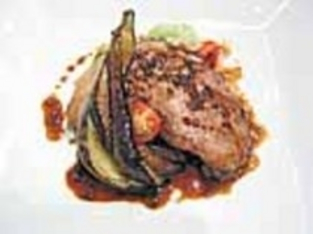 鮪頬肉のロースト生姜風味バルサミコソース_アボカドキッチン