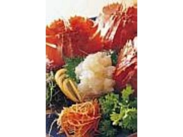 なかなか味わえない『うちわエビのお造り』_いけす割烹 さかな横丁