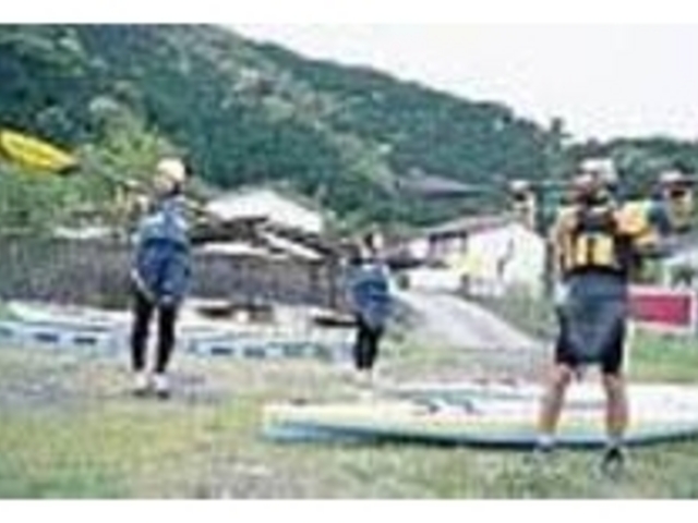 入る前に、まずはパドルの使い方から練習_パドルコースト