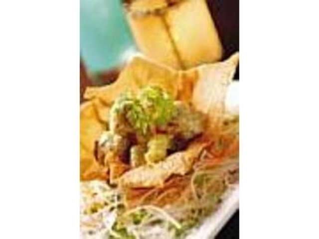 『シーフードのフリッターわさマヨソース』_Dining Dayu