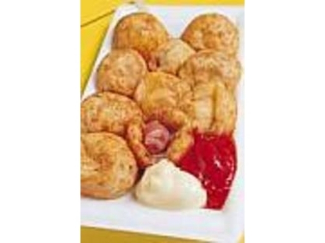 『ピザボール』はケチャップとマヨネーズで_だいげん アメリカ村店
