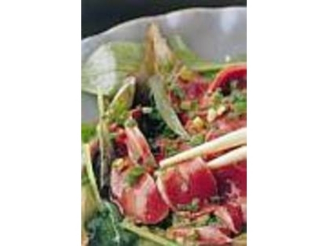 『砂肝のカルパッチョ』(600円)_炭火BISTROT モモガッパ