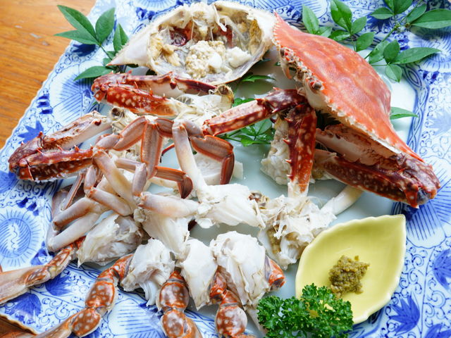 【夏限定】カニ刺身(6月〜10月)_牡蠣焼き 竹崎海産