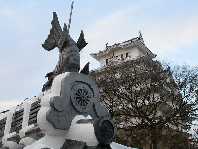 姫路城太鼓櫓の鬼瓦(私が製作しました)_鬼瓦工房 清泉