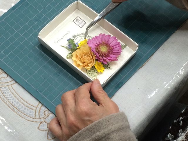 レカンフラワー
制作風景_アトリエ 椿