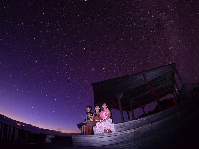ウェザーステーション満天の星空は圧巻です_ボニンブルーシマ