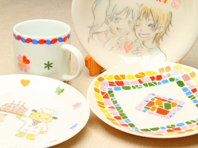 白磁絵付け体験_アトリエ アート