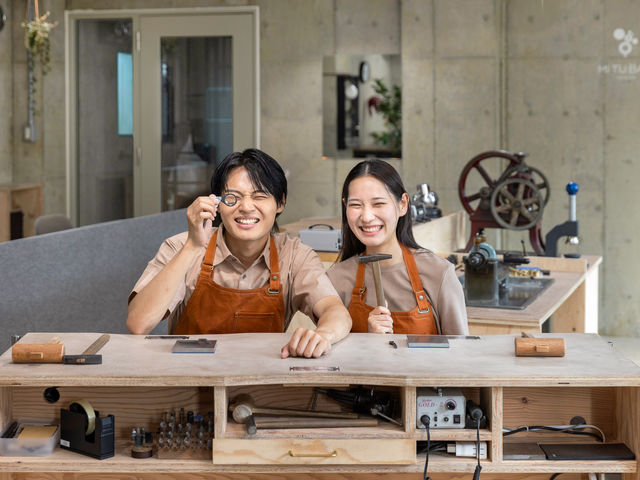 手作りジュエリーのワークショップをするために作られた専用の工房_手作りペアリング・バングルのMITUBACI TOKYO(ミツバチ東京)