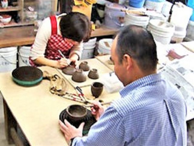 夫婦で体験。_陶芸工房一閑