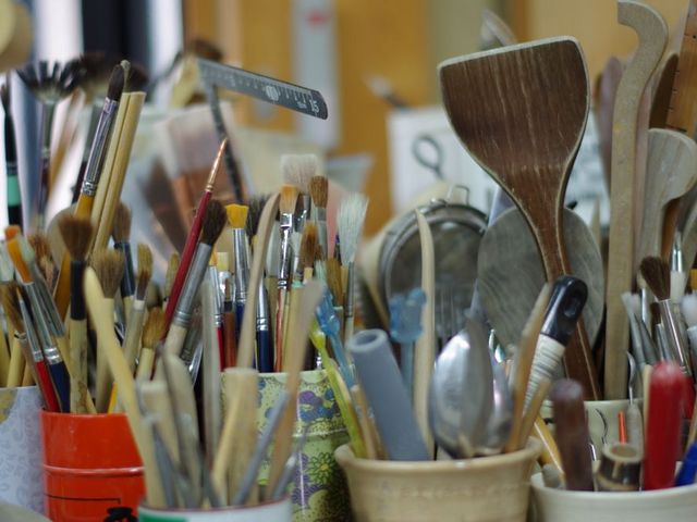 いろんな道具があります意外とキッチン用品使います_永生与窯(とおとがま)
