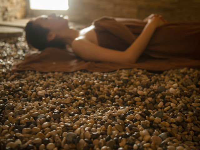 体の芯から温まる 薬石蒸風呂(男女共にあり)_1200年続く幻の湯治の郷 湯郷温泉 季譜の里