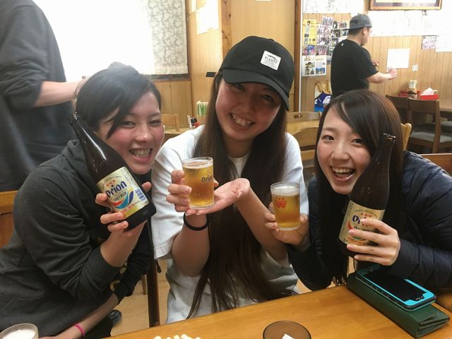 ダイビング後は格別なのです(*^-^*)_R-MATES Okinawa Diving Club