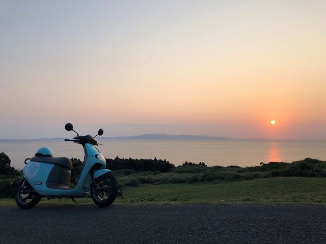 石垣島のサンセットは感動ものです!_電動スクーターシェアリング e-SHARE石垣