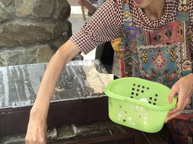 温泉卵作り_浅めし食堂