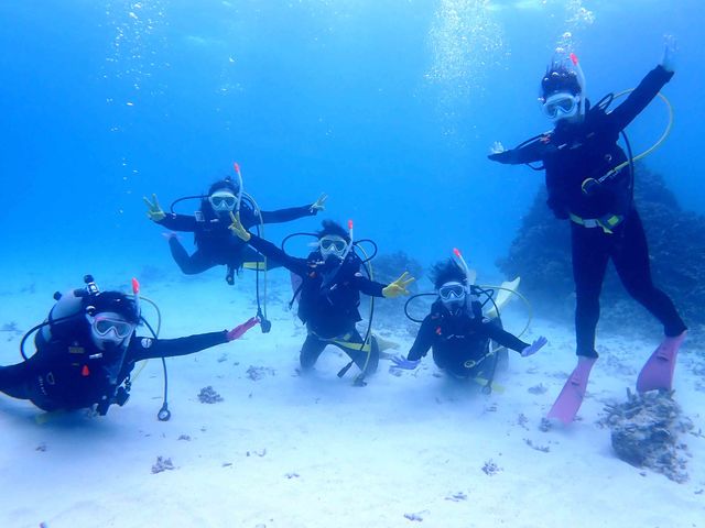 みんなで潜ればなお楽しい!!_石垣島ダイビングショップ ABCdive