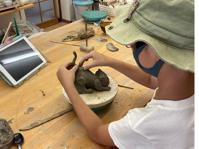 立体作品も作れますよ_土楽猫工房