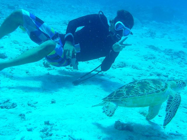 お客様のレベルやご要望に添えるようガイドのできるポイントもたくさん設けています!_aqua ring